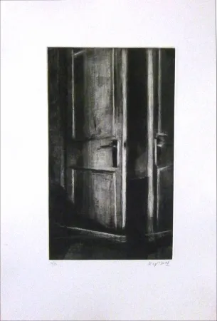 蚀刻版画 Levy - Intérieur I