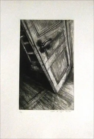 蚀刻版画 Levy - Intérieur III