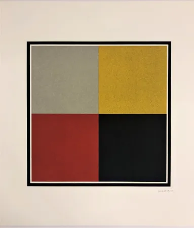 丝网印刷 Lewitt - 4 Carrés