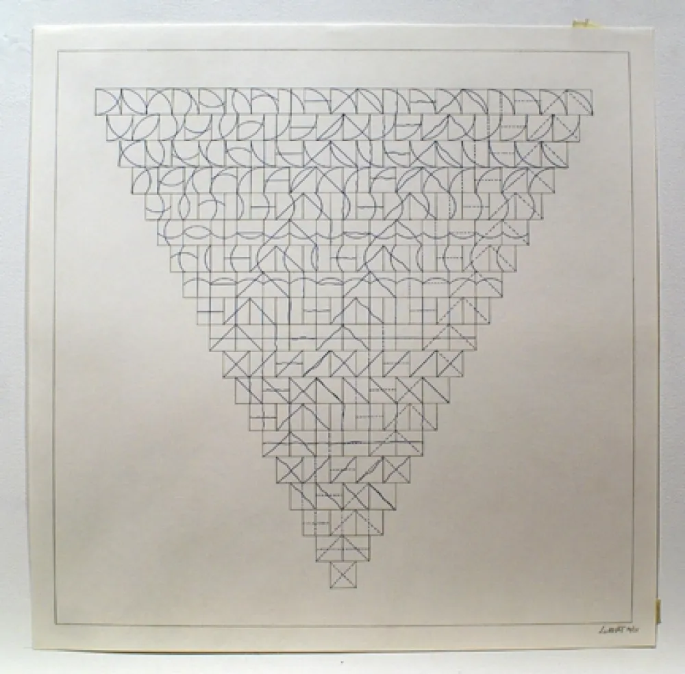 版画 Lewitt - Arcs and Lines
