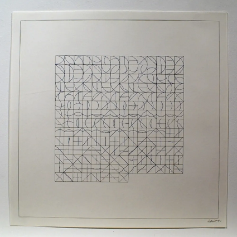 版画 Lewitt - Arcs and Lines
