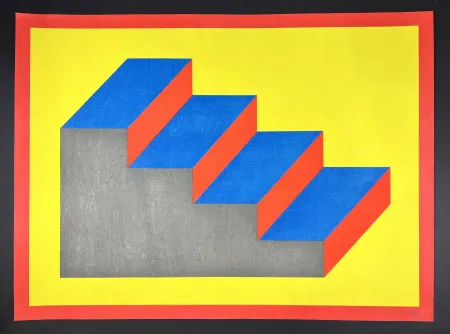 复数作品 Lewitt - Form Derived from a Cubic Rectangle (Steps)