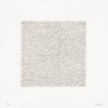石版画 Lewitt - Lines of One Inch in Four Directions and All Combinations 03 (70122)