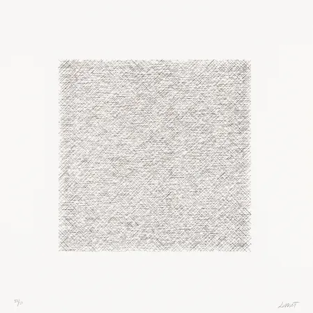 石版画 Lewitt - Lines of One Inch in Four Directions and All Combinations 05 (70128)