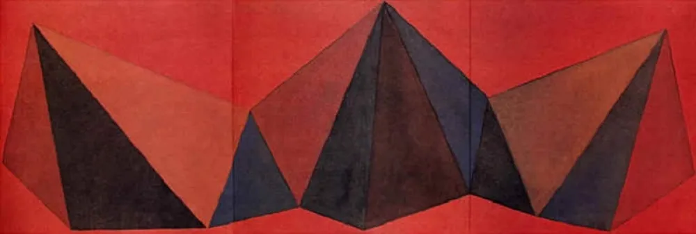 石版画 Lewitt - Piramidi VIII