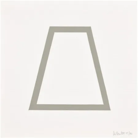 丝网印刷 Lewitt - Plate 18 (from Five Geometric Figures in Five Colors)