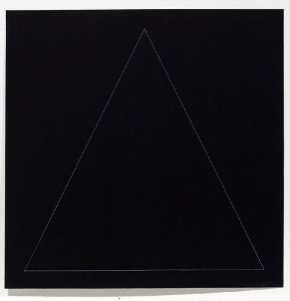 蚀刻飞尘法 Lewitt - Six Geometric Figures - Triangle