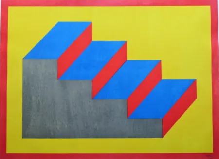 木刻 Lewitt - Steps (Form Derived from a Cubic Rectangle)