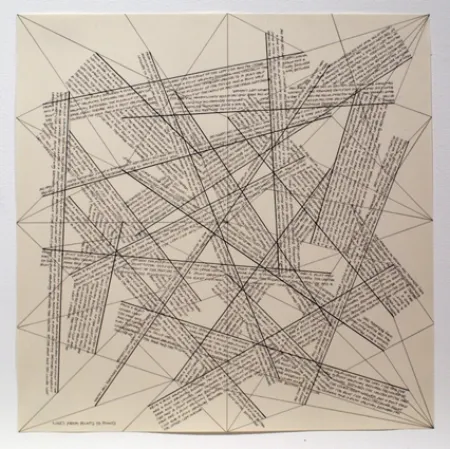 版画 Lewitt - The Location of Lines. Lines from Points to Points.