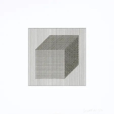 丝网印刷 Lewitt - Twelve Forms Derived From a Cube 02