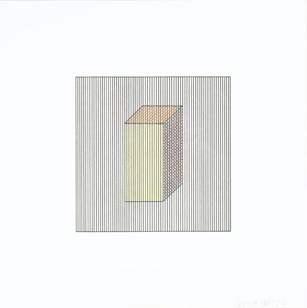 丝网印刷 Lewitt - Twelve Forms Derived From a Cube 03