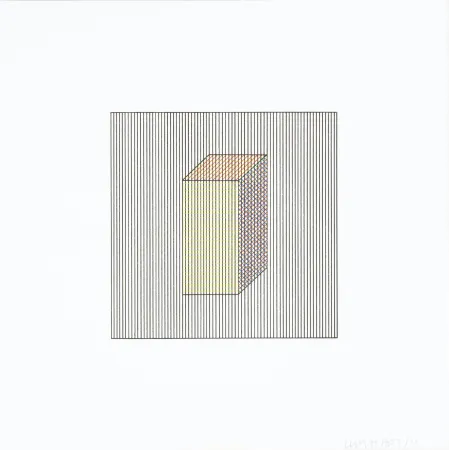 丝网印刷 Lewitt - Twelve Forms Derived From a Cube 03