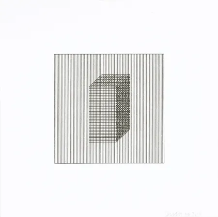 丝网印刷 Lewitt - Twelve Forms Derived From a Cube 04