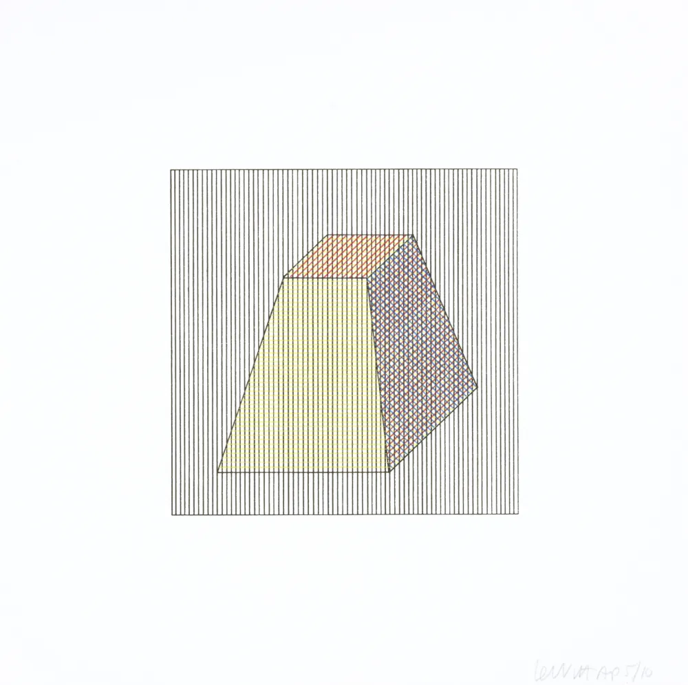 丝网印刷 Lewitt - Twelve Forms Derived From a Cube 05
