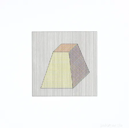 丝网印刷 Lewitt - Twelve Forms Derived From a Cube 05