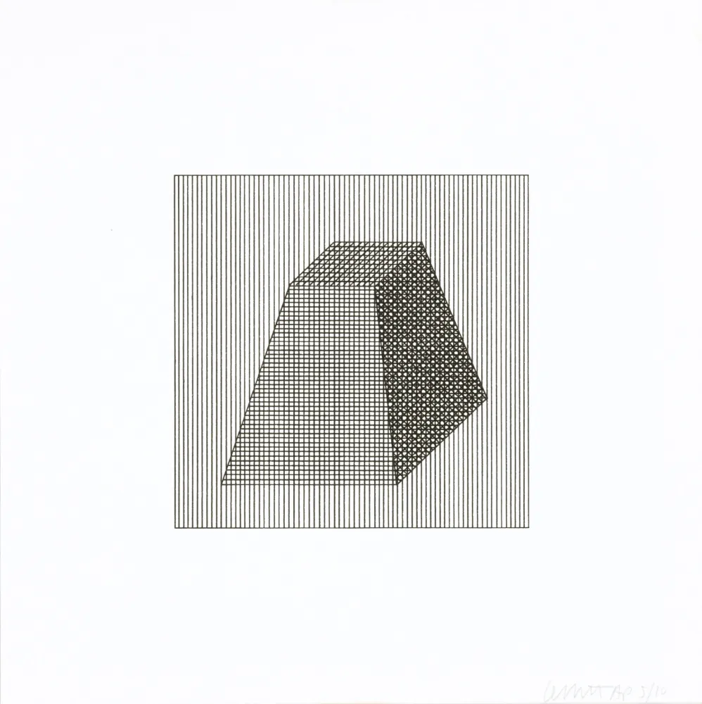 丝网印刷 Lewitt - Twelve Forms Derived From a Cube 06