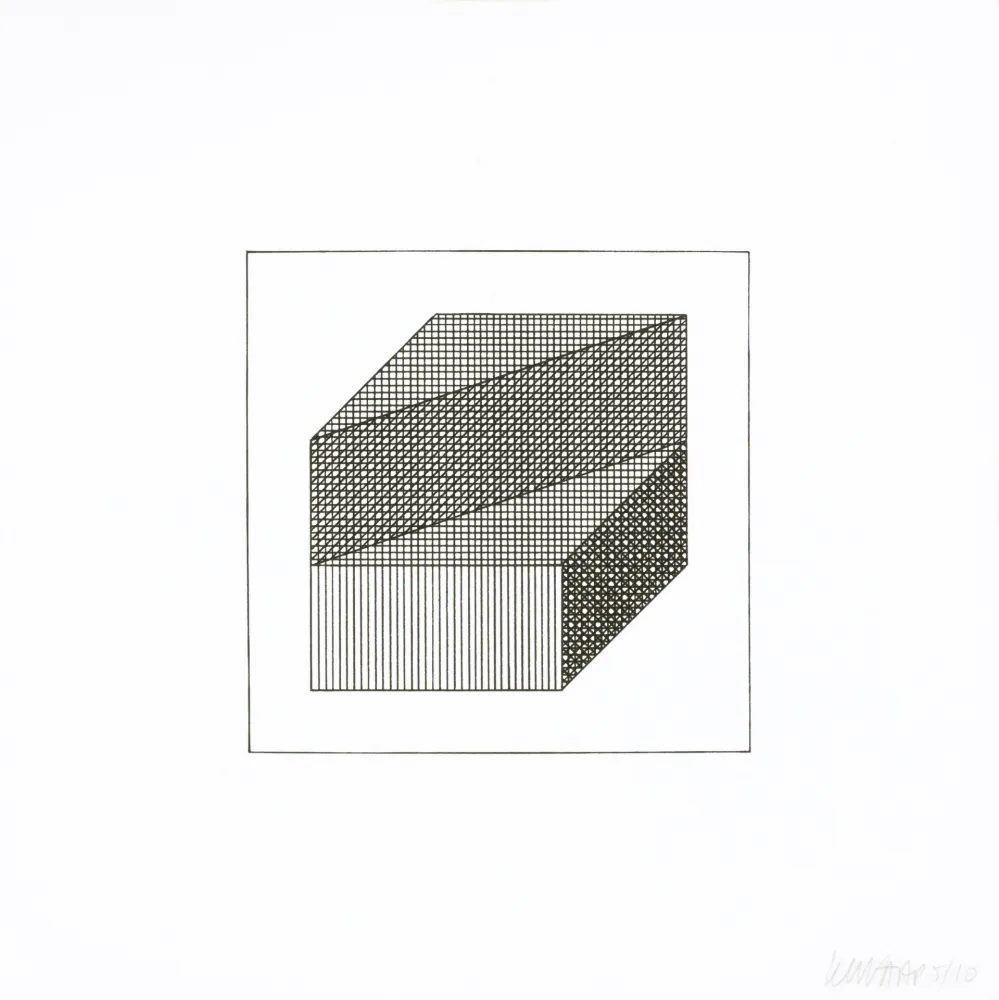 丝网印刷 Lewitt - Twelve Forms Derived From a Cube 08