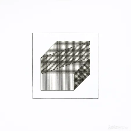 丝网印刷 Lewitt - Twelve Forms Derived From a Cube 08