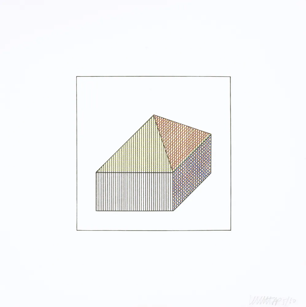 丝网印刷 Lewitt - Twelve Forms Derived From a Cube 09