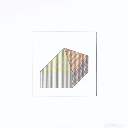 丝网印刷 Lewitt - Twelve Forms Derived From a Cube 09
