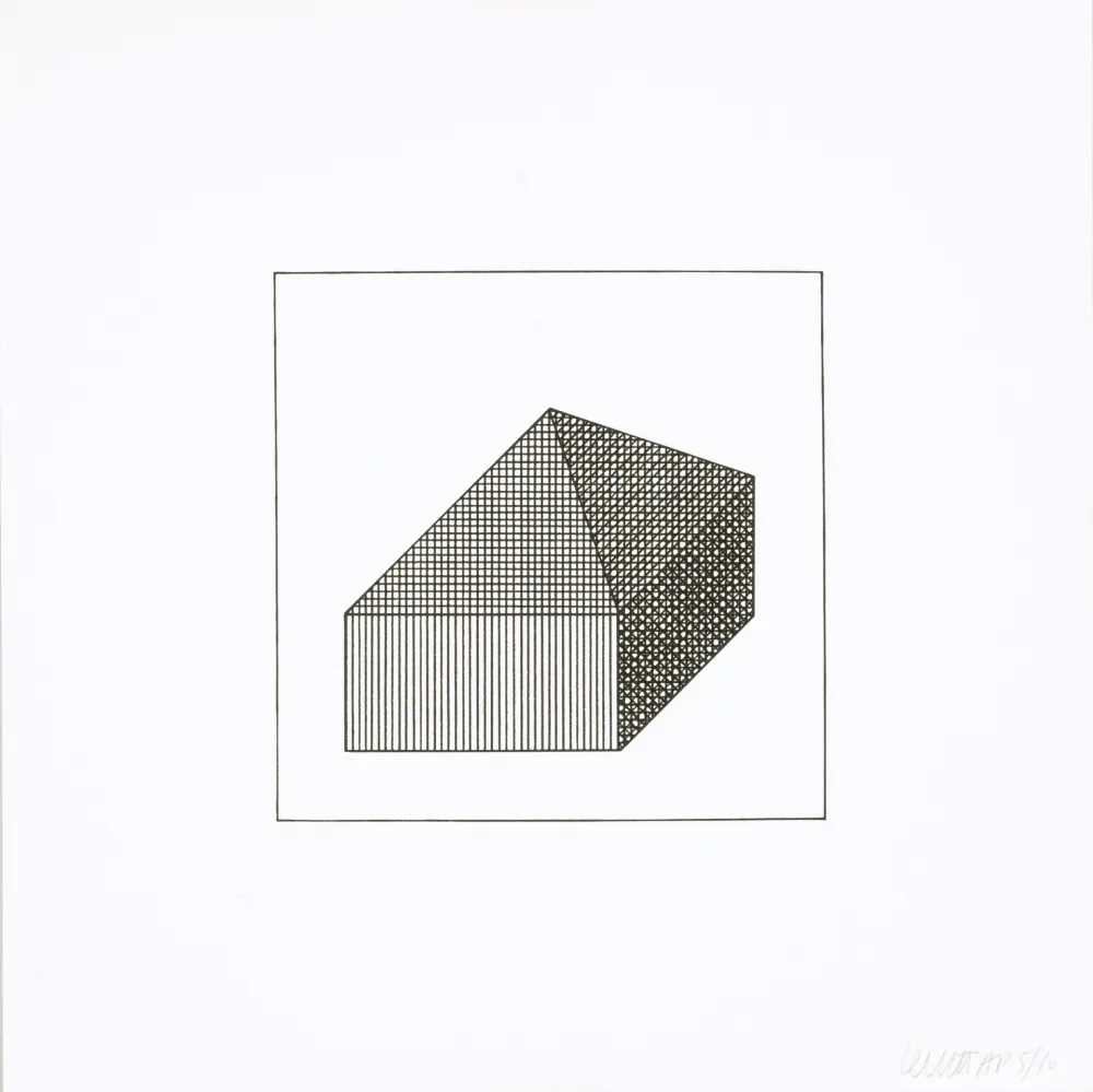 丝网印刷 Lewitt - Twelve Forms Derived From a Cube 10