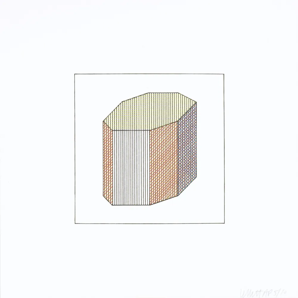 丝网印刷 Lewitt - Twelve Forms Derived From a Cube 11