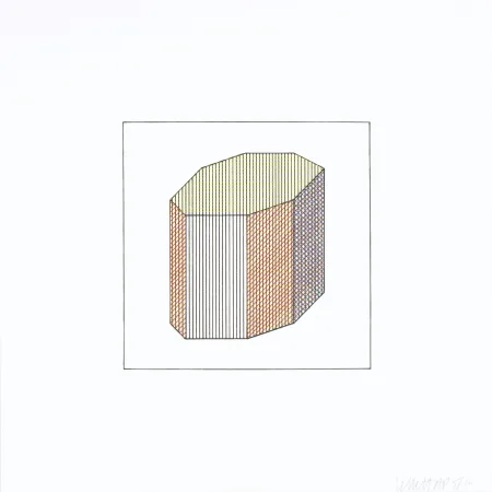 丝网印刷 Lewitt - Twelve Forms Derived From a Cube 11