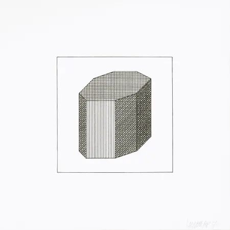 丝网印刷 Lewitt - Twelve Forms Derived From a Cube 12
