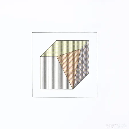 丝网印刷 Lewitt - Twelve Forms Derived From a Cube 13