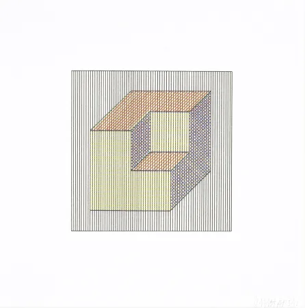 丝网印刷 Lewitt - Twelve Forms Derived From a Cube 15