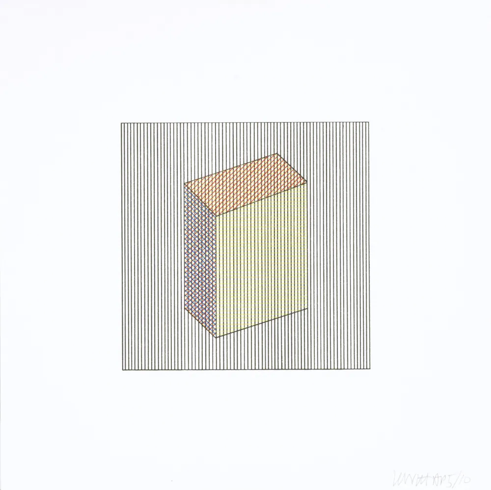 丝网印刷 Lewitt - Twelve Forms Derived From a Cube 17