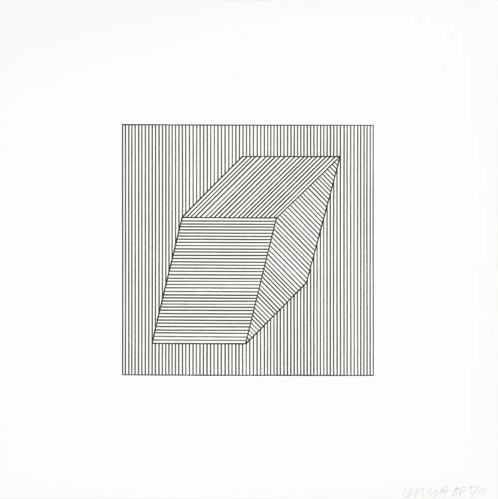 丝网印刷 Lewitt - Twelve Forms Derived From a Cube 24