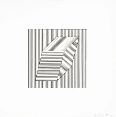 丝网印刷 Lewitt - Twelve Forms Derived From a Cube 24