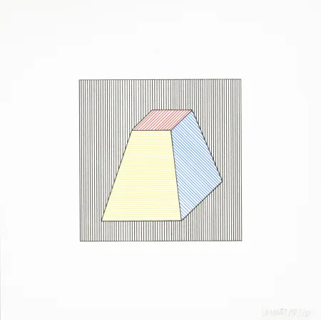 丝网印刷 Lewitt - Twelve Forms Derived From a Cube 25