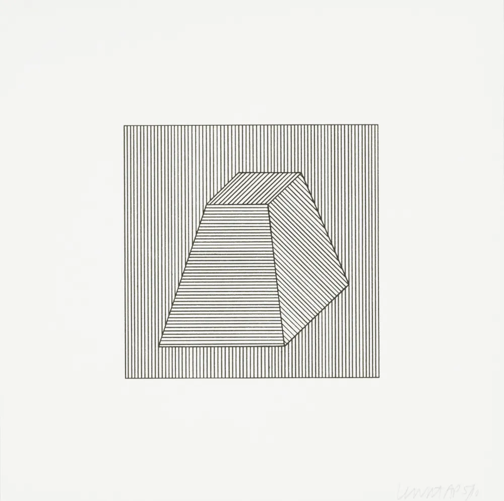 丝网印刷 Lewitt - Twelve Forms Derived From a Cube 26