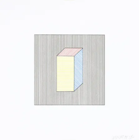 丝网印刷 Lewitt - Twelve Forms Derived From a Cube 27