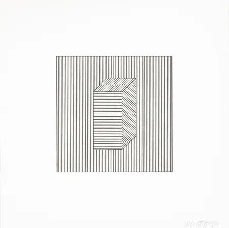 丝网印刷 Lewitt - Twelve Forms Derived From a Cube 28