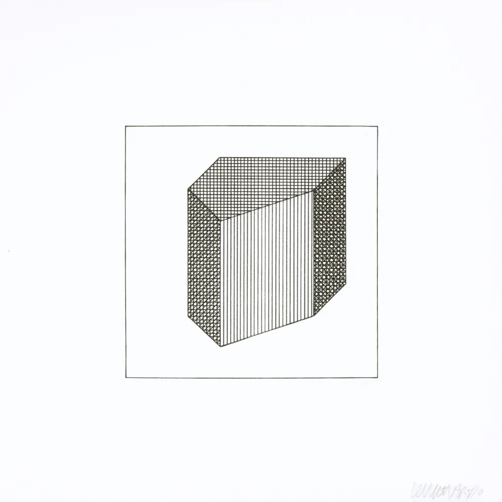 丝网印刷 Lewitt - Twelve Forms Derived From a Cube 32