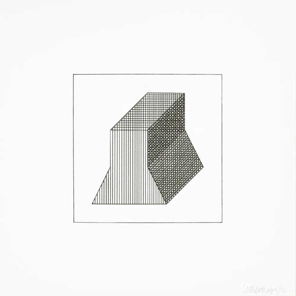 丝网印刷 Lewitt - Twelve Forms Derived From a Cube 34