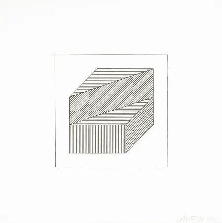 丝网印刷 Lewitt - Twelve Forms Derived From a Cube 36