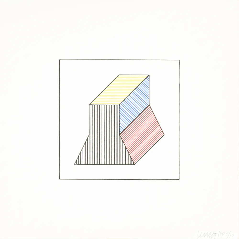 丝网印刷 Lewitt - Twelve Forms Derived From a Cube 37