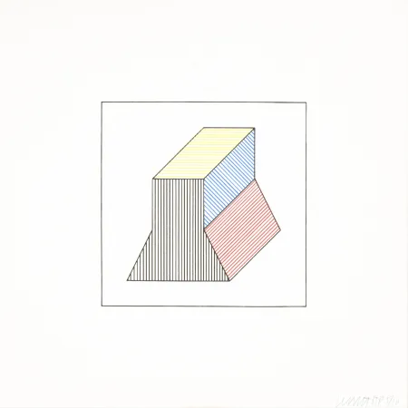 丝网印刷 Lewitt - Twelve Forms Derived From a Cube 37