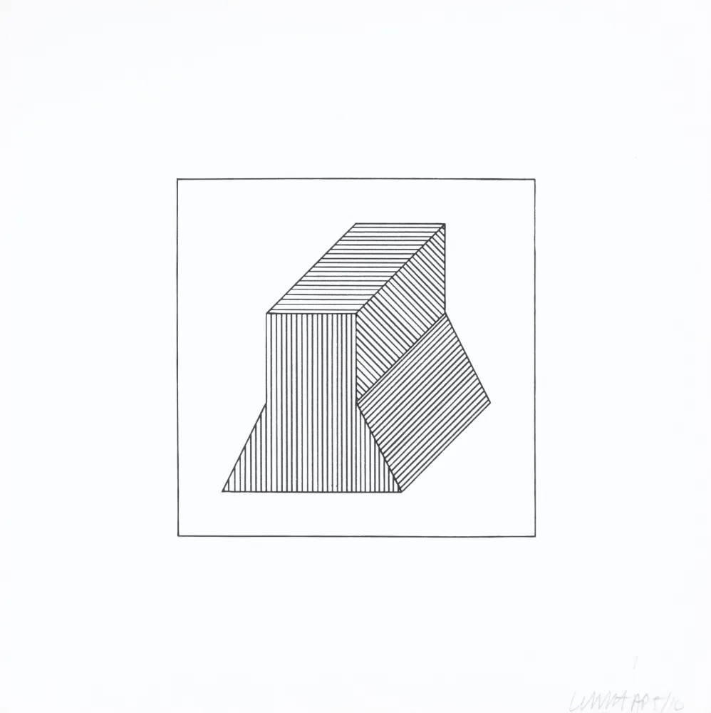 丝网印刷 Lewitt - Twelve Forms Derived From a Cube 38