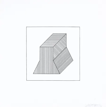 丝网印刷 Lewitt - Twelve Forms Derived From a Cube 38