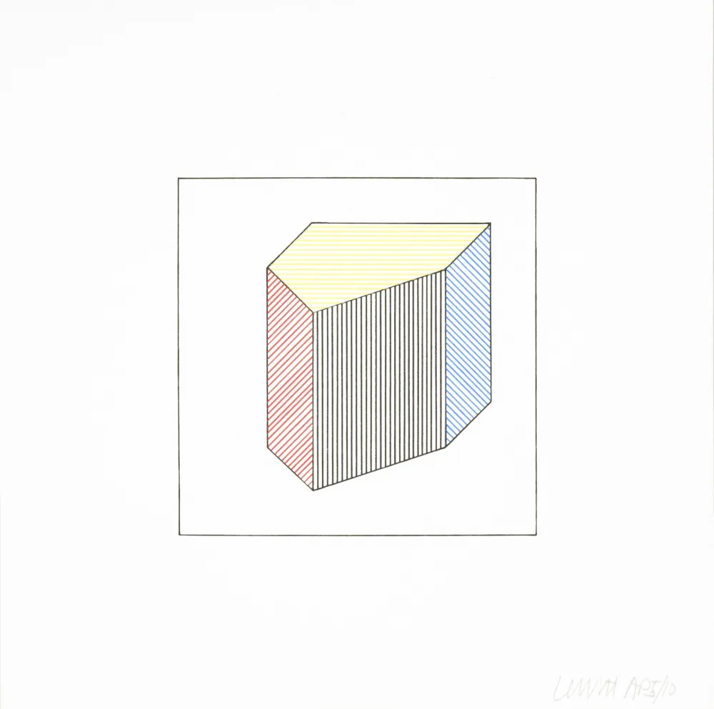 丝网印刷 Lewitt - Twelve Forms Derived From a Cube 39