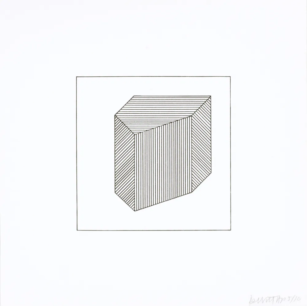 丝网印刷 Lewitt - Twelve Forms Derived From a Cube 40