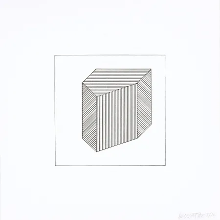丝网印刷 Lewitt - Twelve Forms Derived From a Cube 40