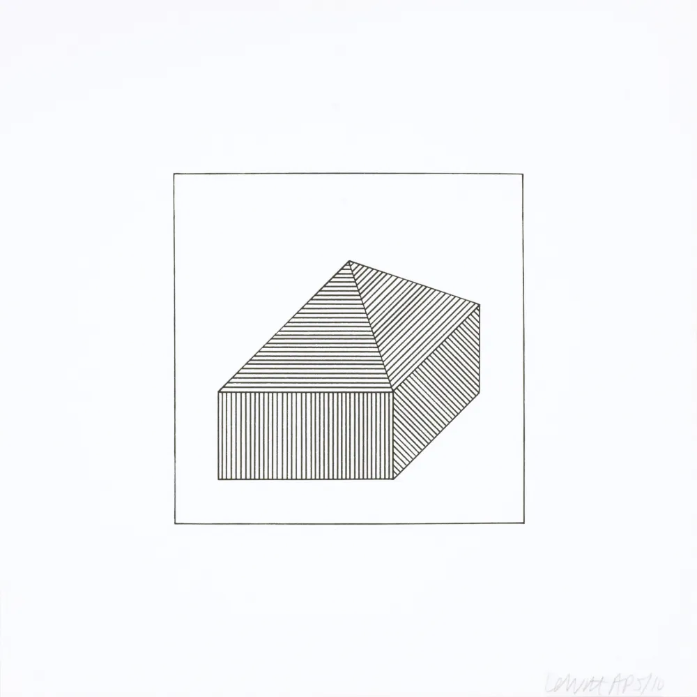 丝网印刷 Lewitt - Twelve Forms Derived From a Cube 42