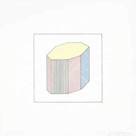 丝网印刷 Lewitt - Twelve Forms Derived From a Cube 43
