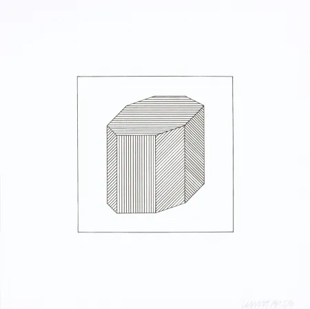 丝网印刷 Lewitt - Twelve Forms Derived From a Cube 44